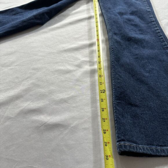 Levi's Medium Wash 526 Slender Boot Cut Jeans 12M 31x32 (32x30) Flap Pockets - Picture 5 of 12